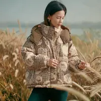 撤柜YR152气质时尚洋气短款立领减龄保暖羽绒服外套