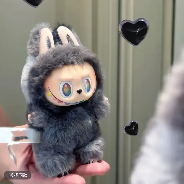 胶毛绒labvbv毛绒公仔毛绒挂件一代心动马卡龙盲盒公仔跨境