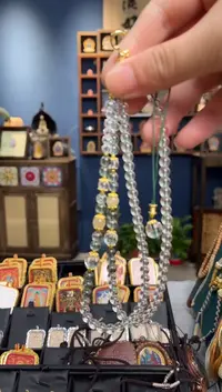吊坠水晶链子手编