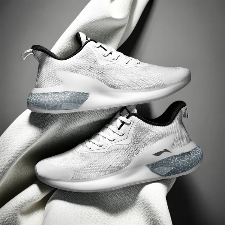 李男鞋宁SHOEBOX鞋柜休闲健步男春季针织跑步鞋跑鞋潮流机能潮鞋