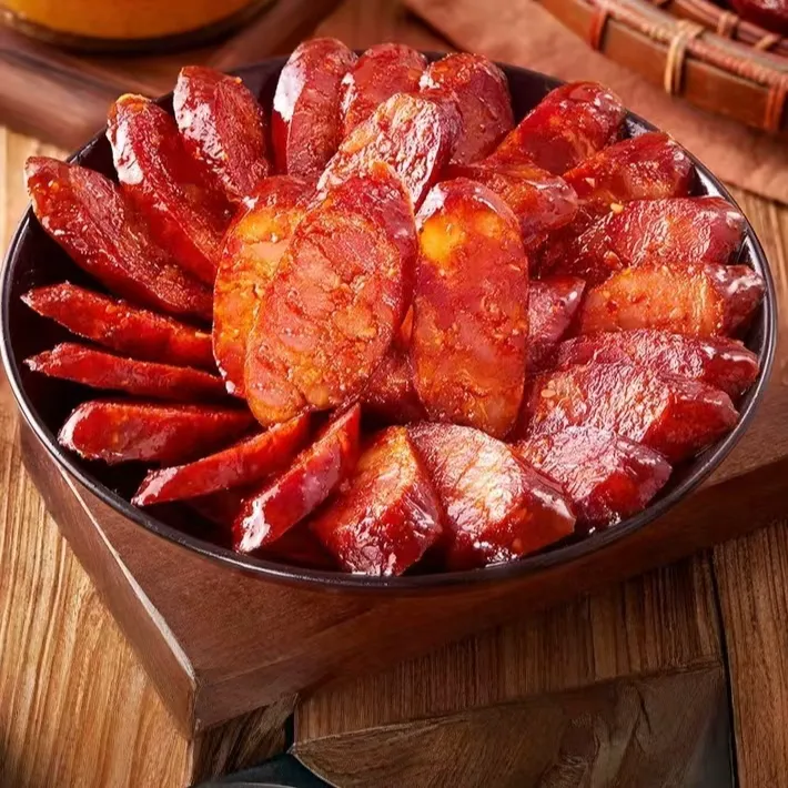 传统手工制作农家柴火烟熏麻辣香肠年货美食川渝特产