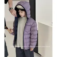 【现现】童装男儿童90白鸭双面穿羽绒服2025冬新款MMY841326