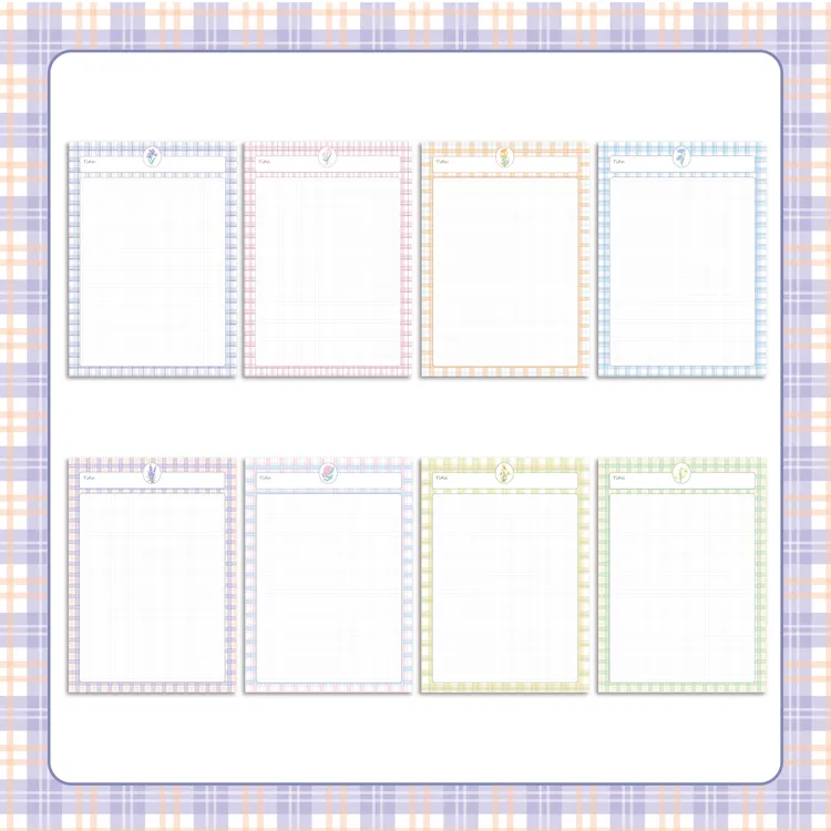 书慧B5【花朵八款砖块】天岳纸 200张1本8款