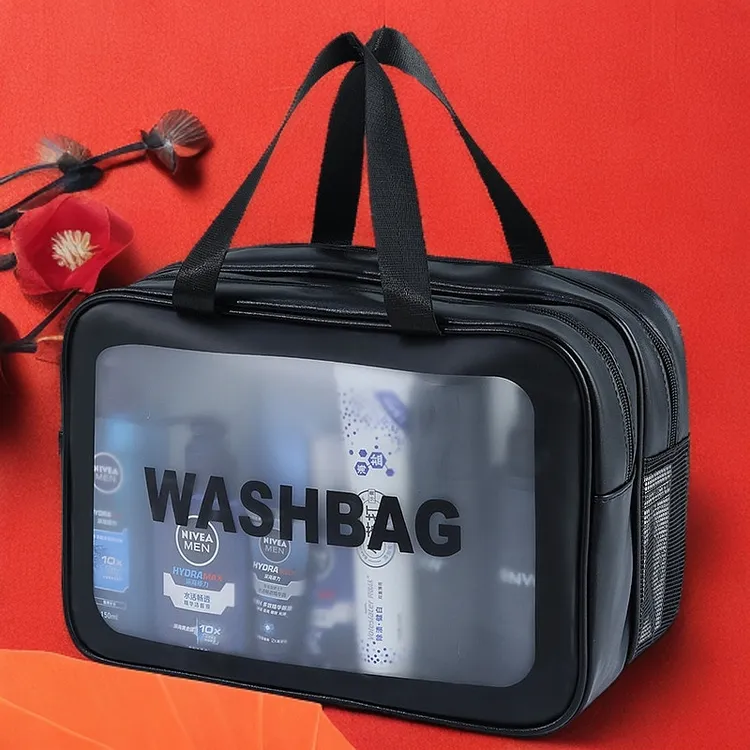 洗漱包防水女高颜值化妆品包男士出差旅行洗护用品收纳包干湿分离