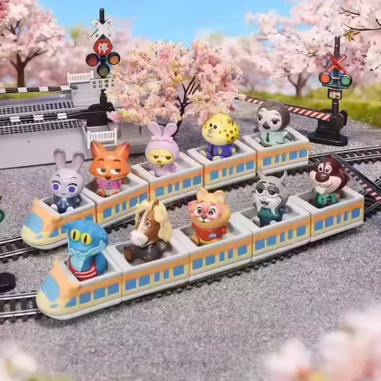 疯狂动物城2盲盒动漫排排乐正版尼克朱迪联名周边手办玩具摆件礼