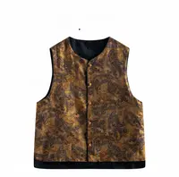 【乐乐专属】江崖壁画  双面双穿中式国风马甲秋款高级设计款