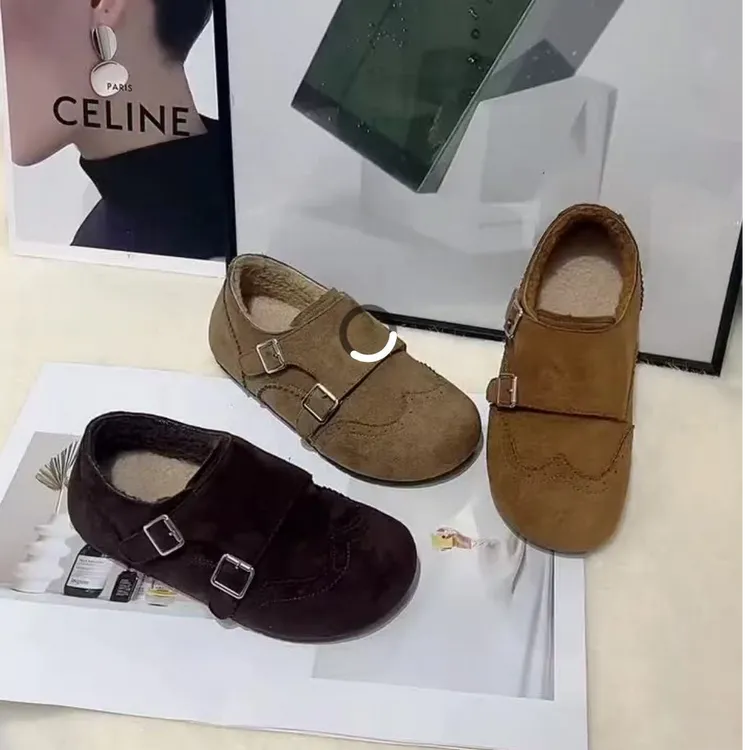 铲铲鞋加绒绒面勃肯鞋