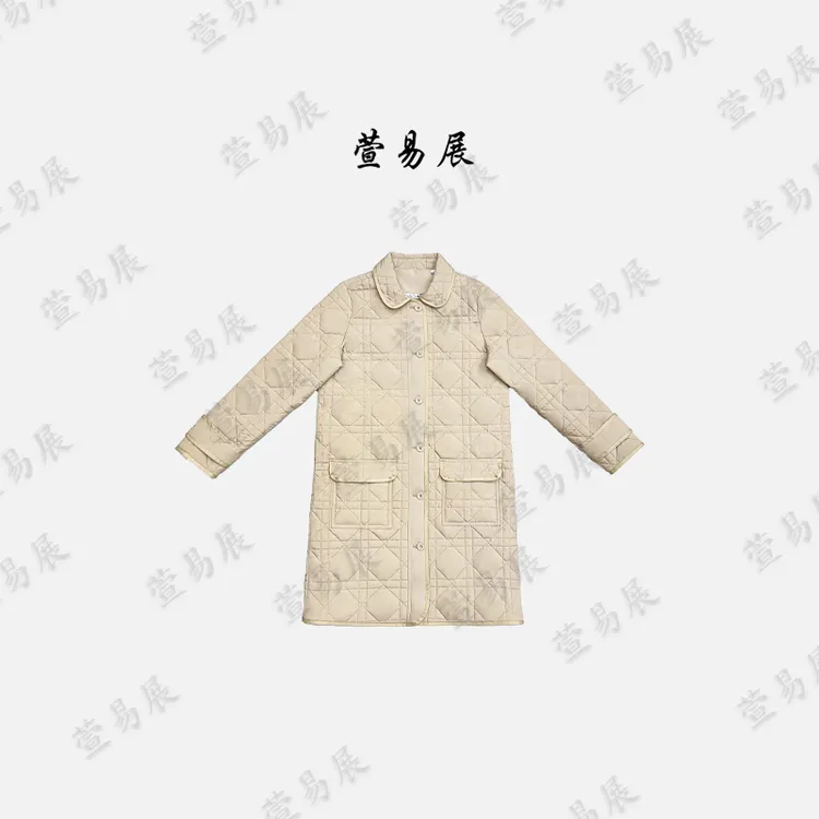 萱易展-轻奢高定藤格绗缝轻盈显瘦百搭棉服外套-WT091705