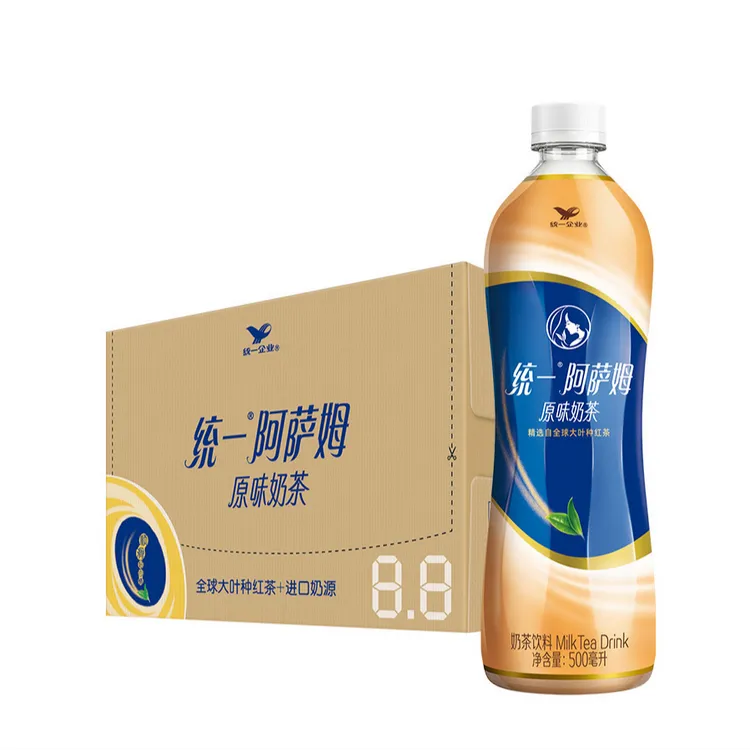 统一阿萨姆奶茶500ml*15瓶经典网红饮品常规瓶整箱囤货装团购专属