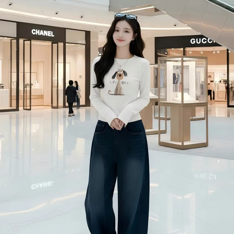 【史努比】25年韩系秋冬装加绒长袖T恤女内搭显瘦修身打底衫C697