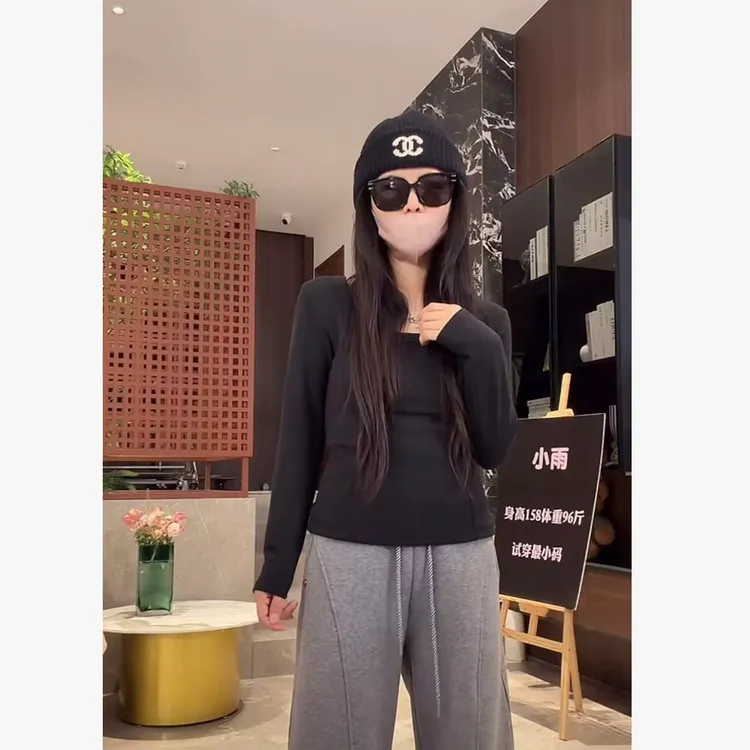 宿慕SUMU 韩版设计感时尚软糯羽绒打底衫12-26冬季保暖上衣9999