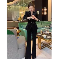 法式名媛西装收腰显瘦套装2025秋冬新款气质减龄女神两件套A68065