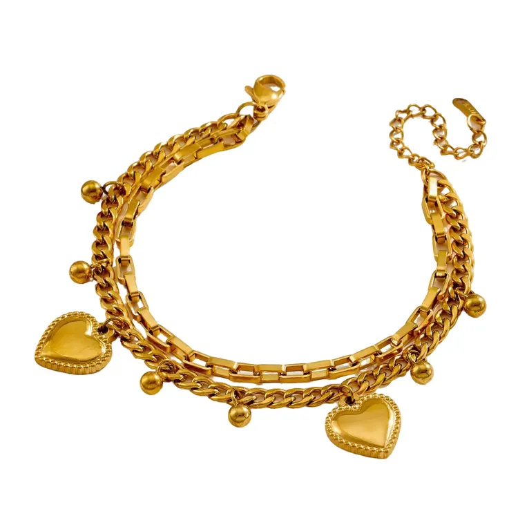 钛钢绒毛手链 【福利】不易变色新款钛钢手链女百搭风手饰1031