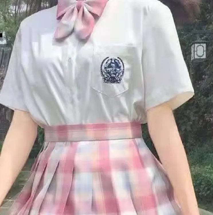 新款短裙裙制服学院风学生校供英伦格纹格子格裙日系百褶