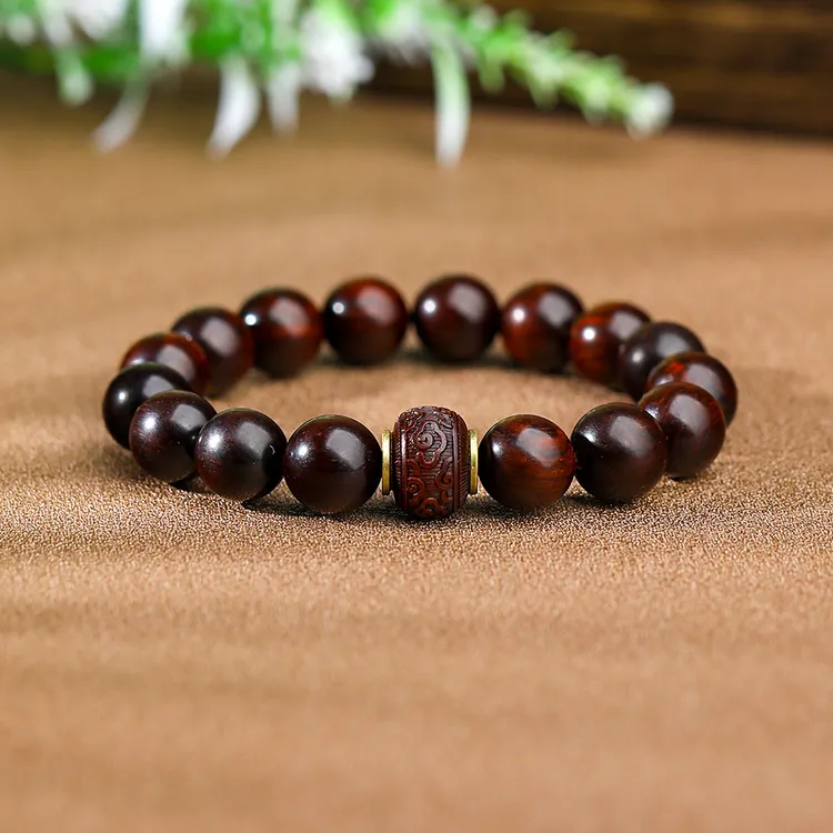 小叶紫檀祥云手串 12mm 男女款木串 高品质可盘玩商品图