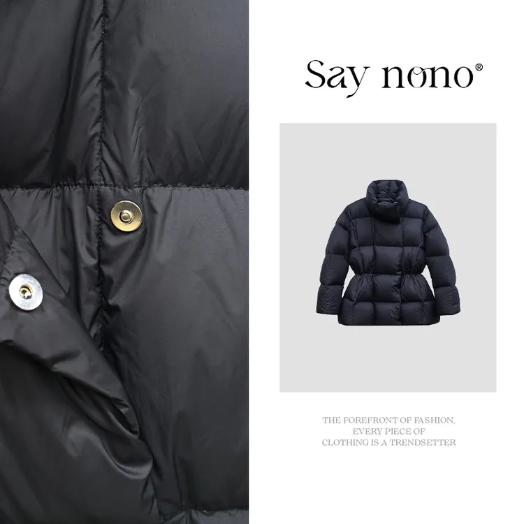 懒猫nono│Saynono 短款立领95白鸭羽绒服外套/XXCJ01
