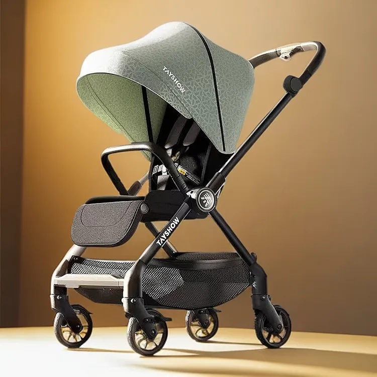 Tayshow双向可折叠婴儿推车便携式南航可登机婴儿车护脊可躺喂奶