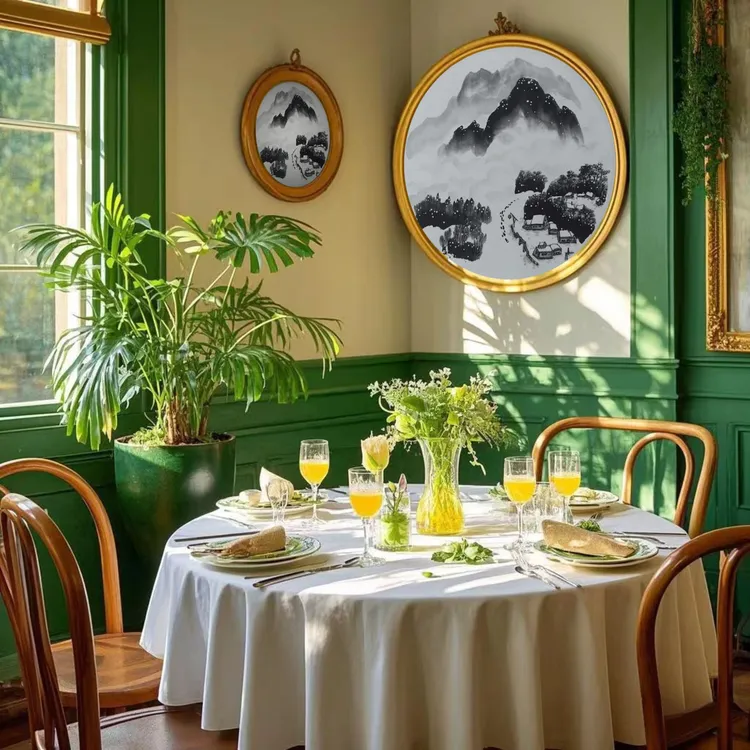 袁盛民原创水墨山水绘画冬韵（叁）