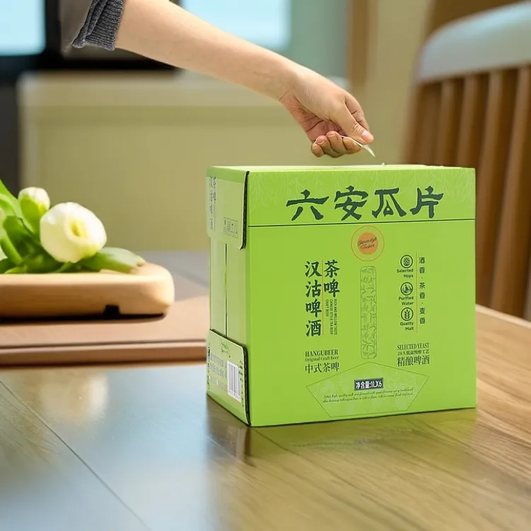 汉沽六安瓜片精酿啤酒中式茶啤1L*6罐