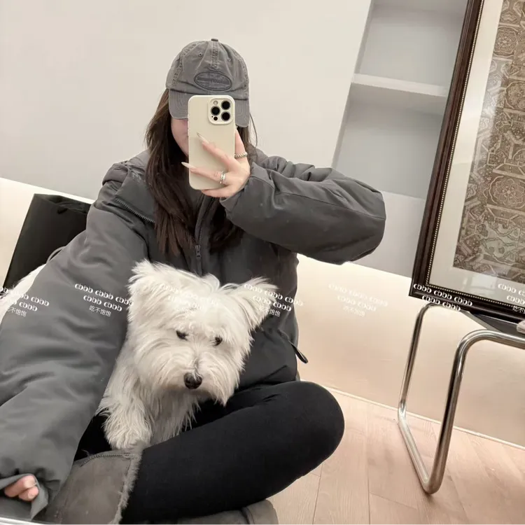 【吃不饱饱】大码 私服定制款 绗缝立领夹克外套高级感4067