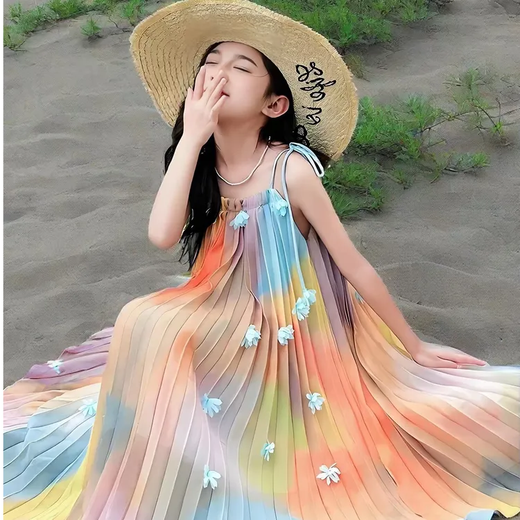 女装裙子学生公主中国风薄款裙夏季吊带风格连衣裙（直播间连接）