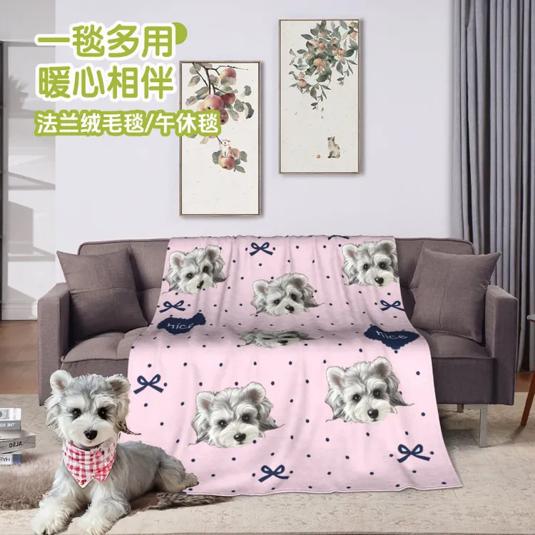 新品可爱ins网红休闲毯卡通毛毯可折叠办公室披肩午休毯披肩盖毯