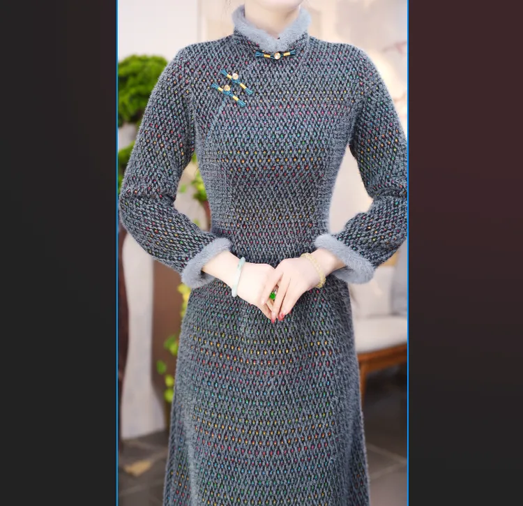 南璃 2025新款改良旗袍气质日常优雅经典修身