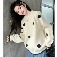 509029 女童春秋季毛衣套衫2025款女孩洋气时髦儿童针织衫