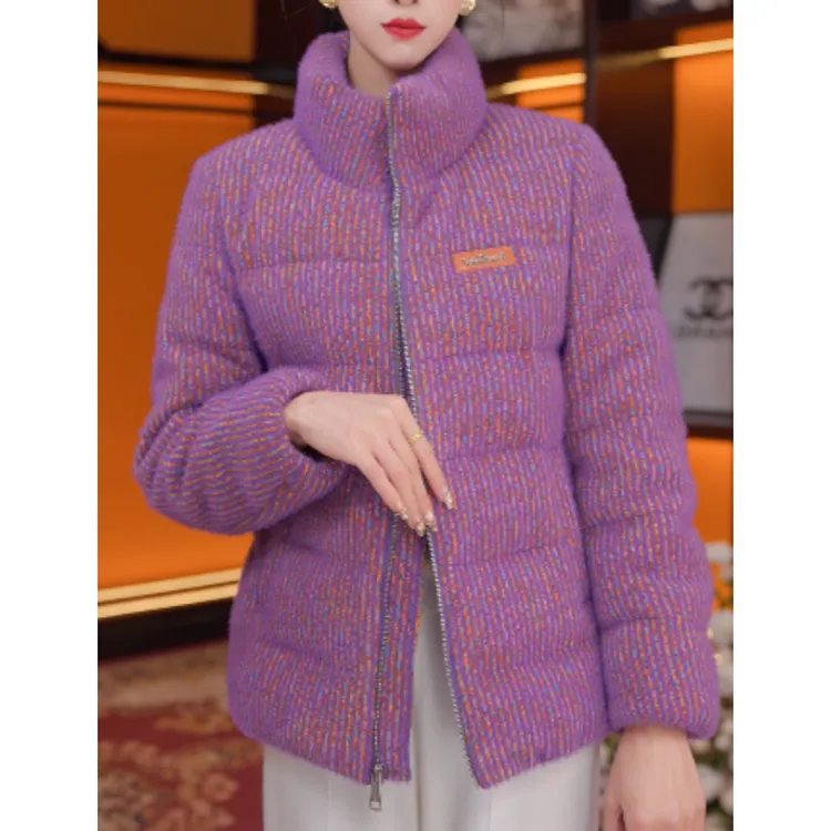 2025年冬季新品杭州原创正品时尚洋气保暖修身高定羽绒服 2512021