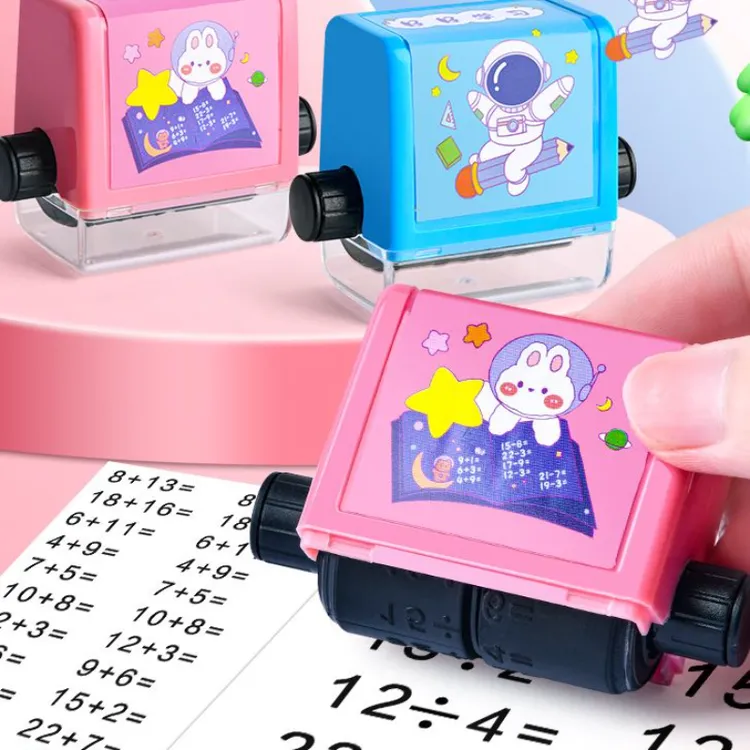 加减法滚动出题印章100以内乘除数学练习题小学生孩子滚轮滚筒随