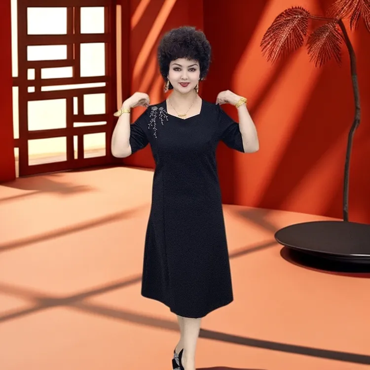 NURSIMA新款连衣裙气质时尚显瘦高贵显瘦805