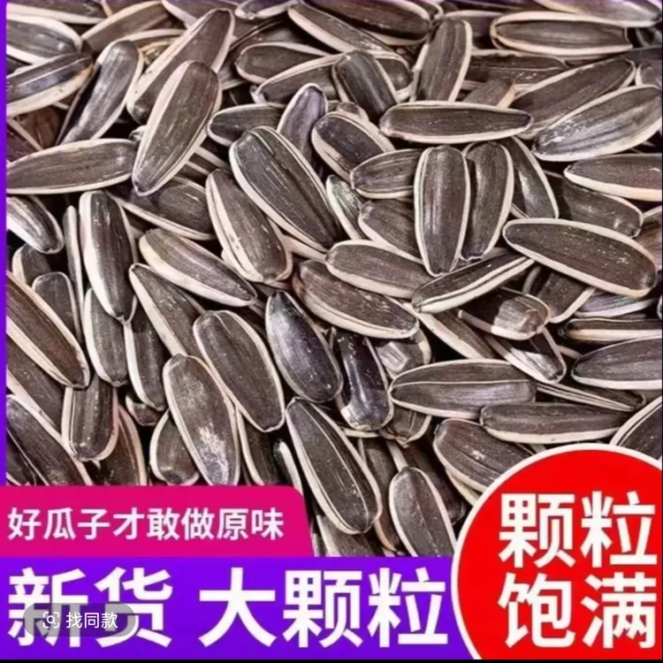 【买一斤送一斤共2斤】熟瓜子原味葵花籽大颗粒零食炒瓜子今年新货