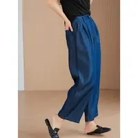 （衣兮100%莱赛尔牛仔直筒裤）6671春夏时装凉感舒适宽松百搭休闲裤