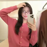 特！门店26&9！休闲圆领长袖慵懒风上衣女式针织衫 Z00770
