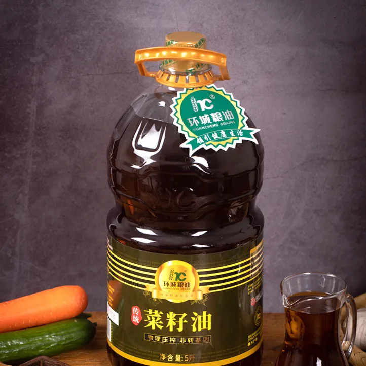 正宗地道家乡菜籽油5升（9.2斤）原产家乡味更浓现货现发真材实料