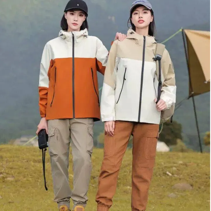 冲锋衣女款三防面2025年新款户外防风防水春秋运动休闲服外套9988