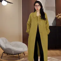 【苏力大衣】881007-2025新款秋冬双面苏力大衣外套冬季加厚长款