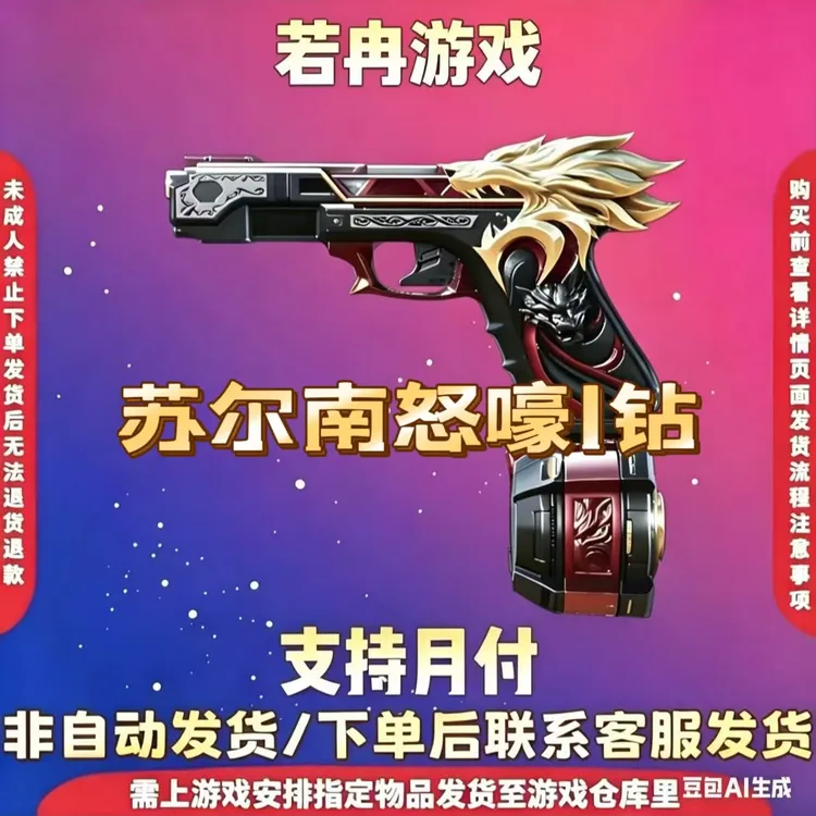 和平精英地铁逃生苏尔南怒嚎手枪1钻