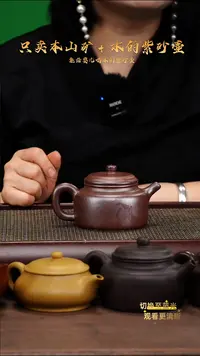 茶壶紫砂零添加龙窑柴烧黑墩头光汉瓦