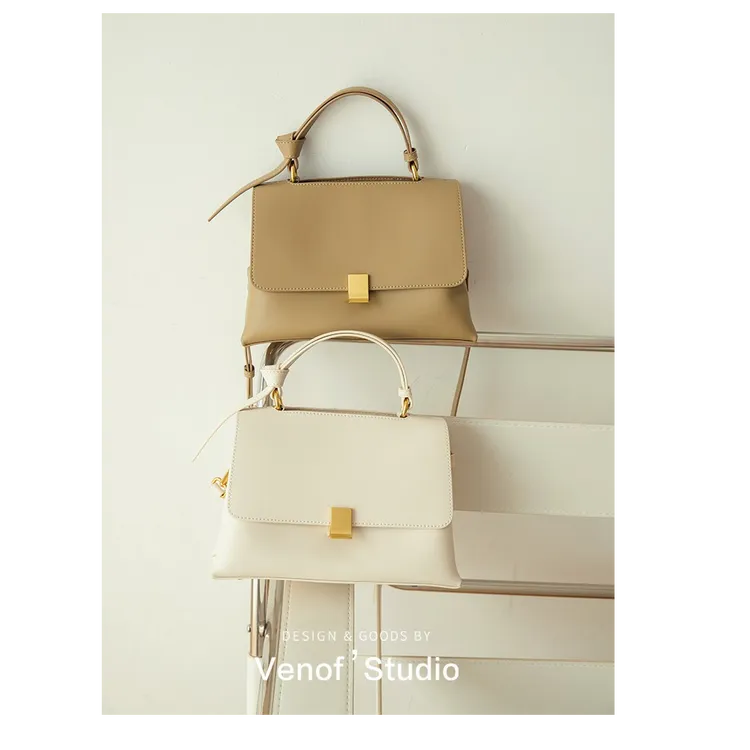 维洛芬上班通勤包斜挎妈妈送生日礼物气质牛皮单肩单肩斜挎包女款