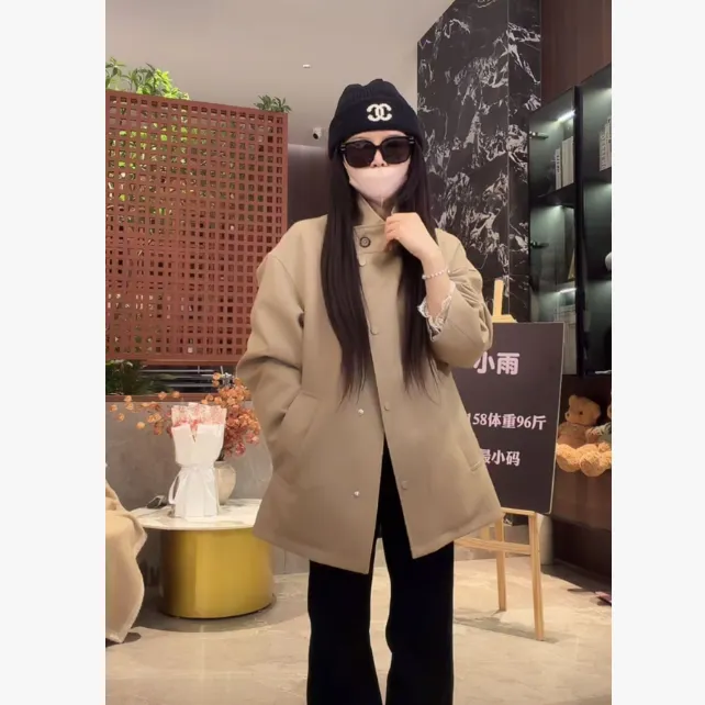 SUMU/宿慕羽绒版风衣白鸭绒廓形英伦风大衣羽绒服Z7A0212小雨女装