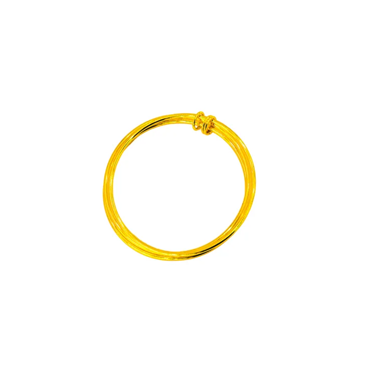 铜合金手镯 铜合金首饰金色圈圈民族风三生三世珠宝瑞丽镯子经典