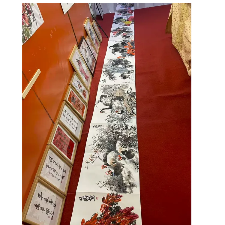 张圣敏老师纯手绘经典之作10米长卷