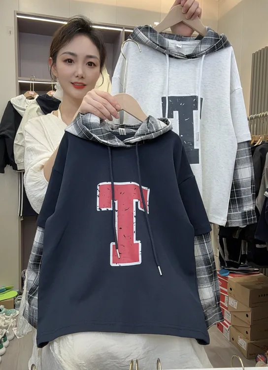 2025秋款儿童连帽衫中大童潮童装韩版男童休闲时尚秋季宽松卫衣潮