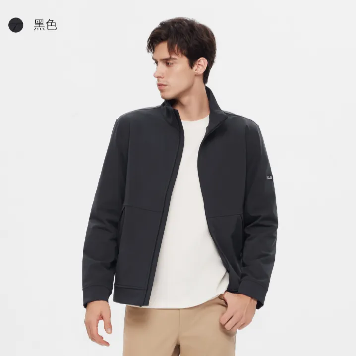 【简约商务夹克】AIGLE艾高时尚立领WR防泼水软壳休闲外套男AX14