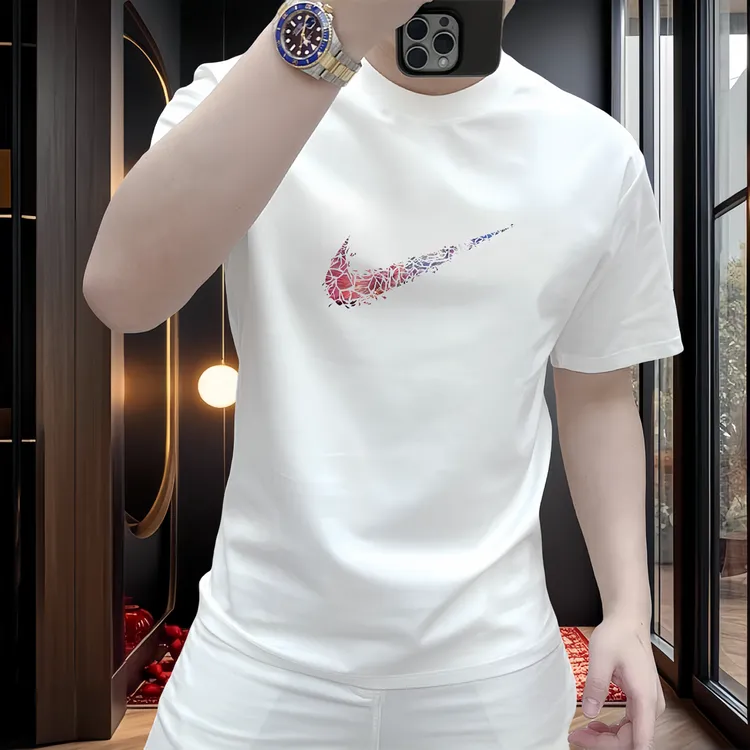 高品质重磅纯棉男士短袖T恤夏季新款潮流时尚百搭半袖体恤衫潮牌