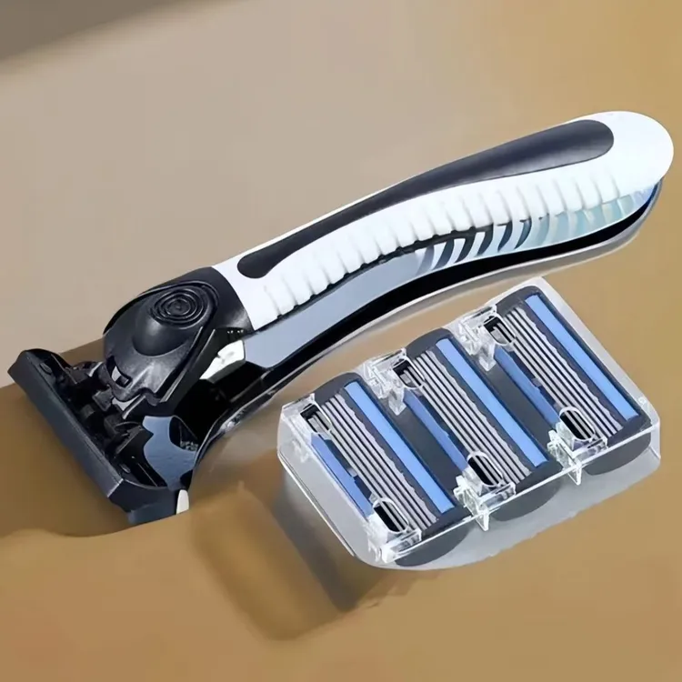 【新店开业】新款进口6层刀片剃须刀手动老式剃须刀男士6层刀胡子刀商品图