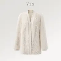 SIQIYOUNG【Maggie精选】丹麦进口原色珍珠貂皮外套
