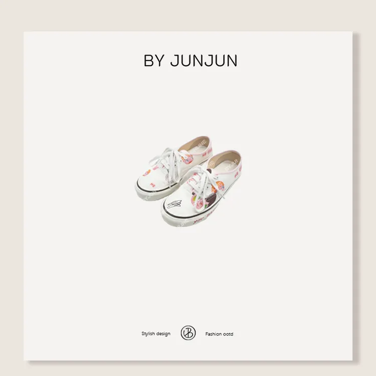 Byjunjun 珺珺高级定制自留款大眼仔帆布鞋C25X1406