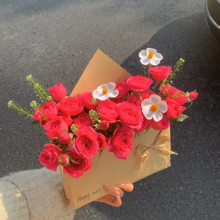 圣诞节跨年夜全国春日来信封花束情书鲜花速递同城配送小时达